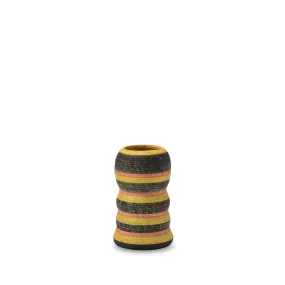 #29 Small Kokeshi Vessel with Horizontal Stripes