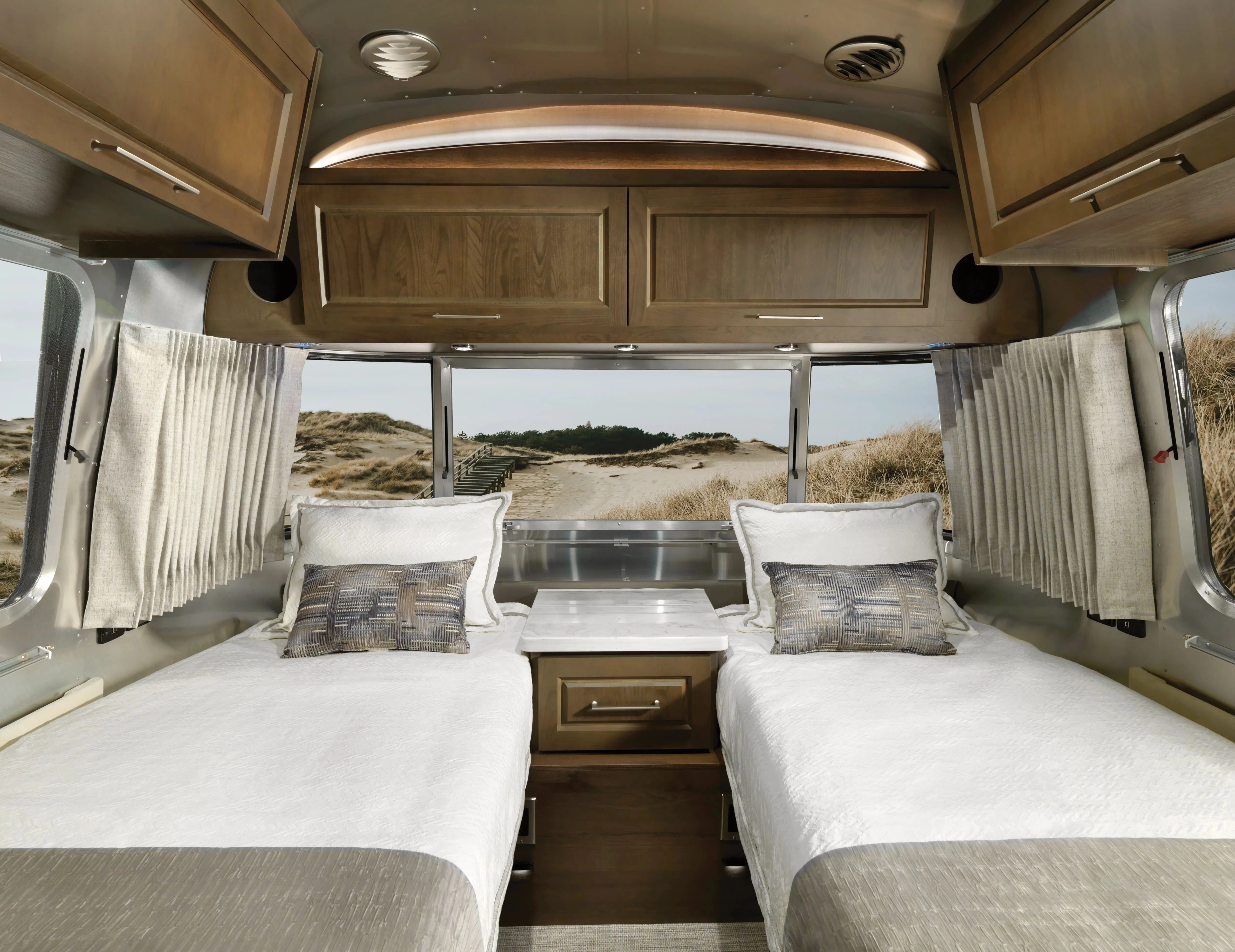 Airstream Solid Custom Curtains for Classic Travel Trailers