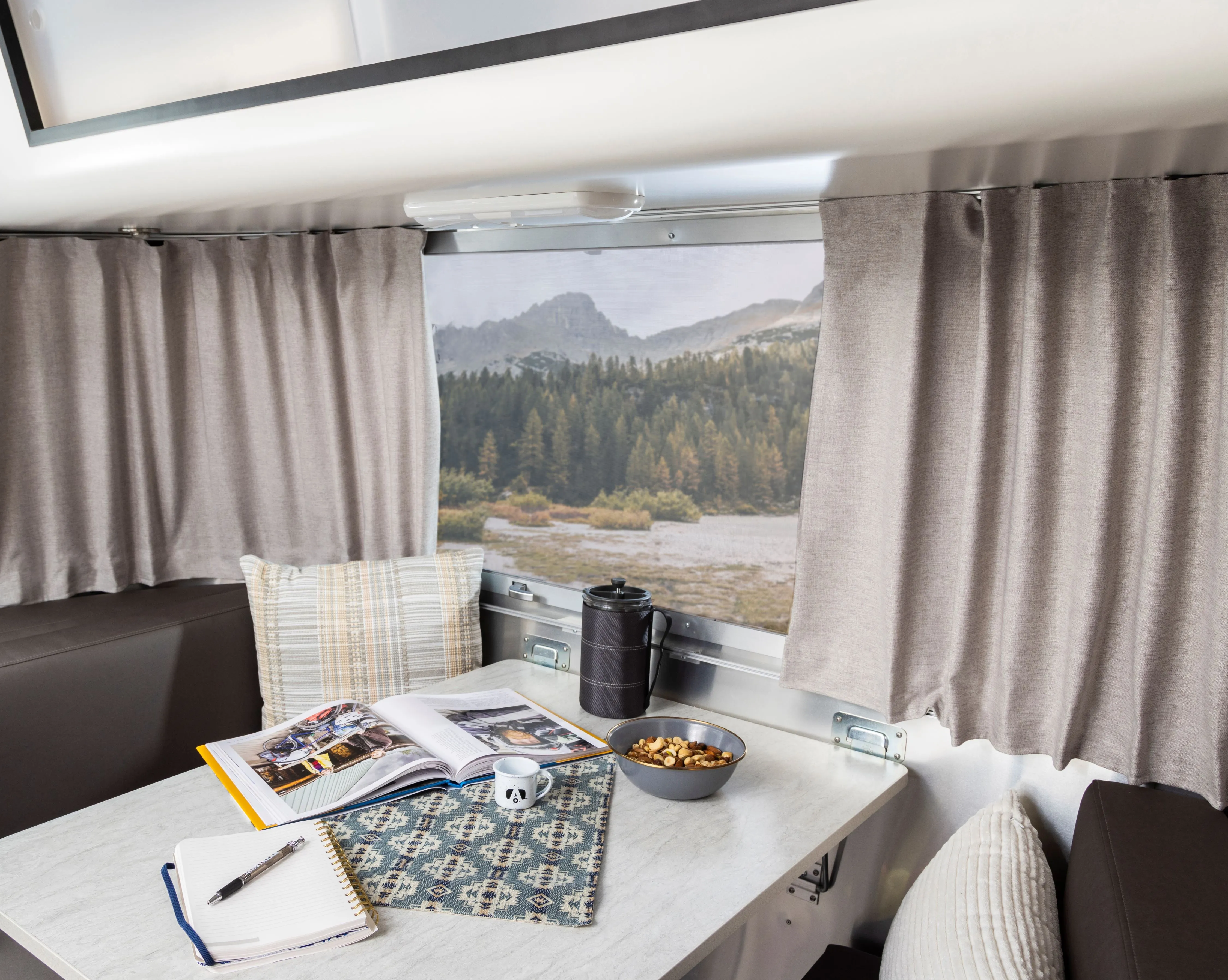 Airstream Solid Custom Curtains for Classic Travel Trailers