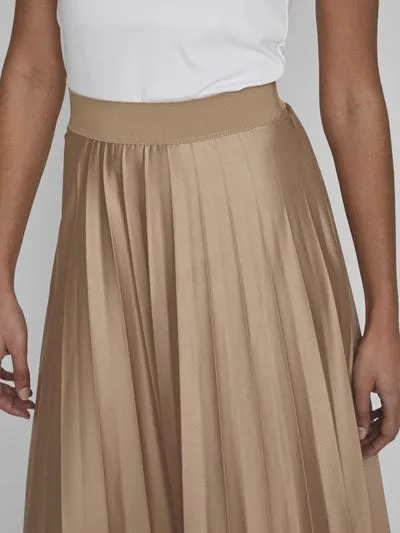 ANDREA PLEATED SKIRT (SANDSHELL)