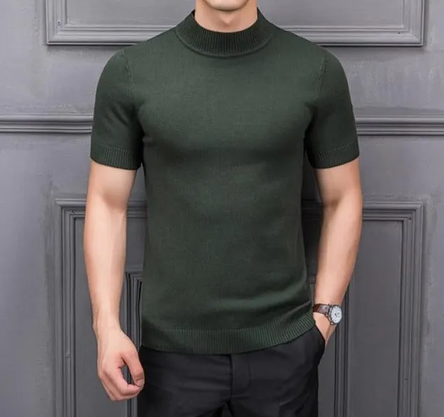 Antonios Semi-High Collar Sweater