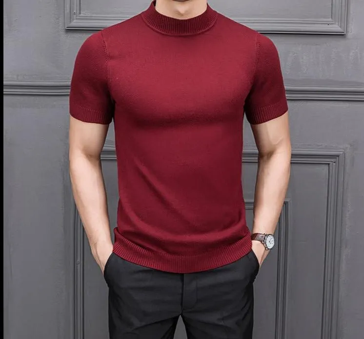 Antonios Semi-High Collar Sweater