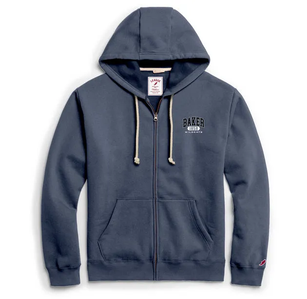 Baker Wildcats Essential Fleece Full-Zip