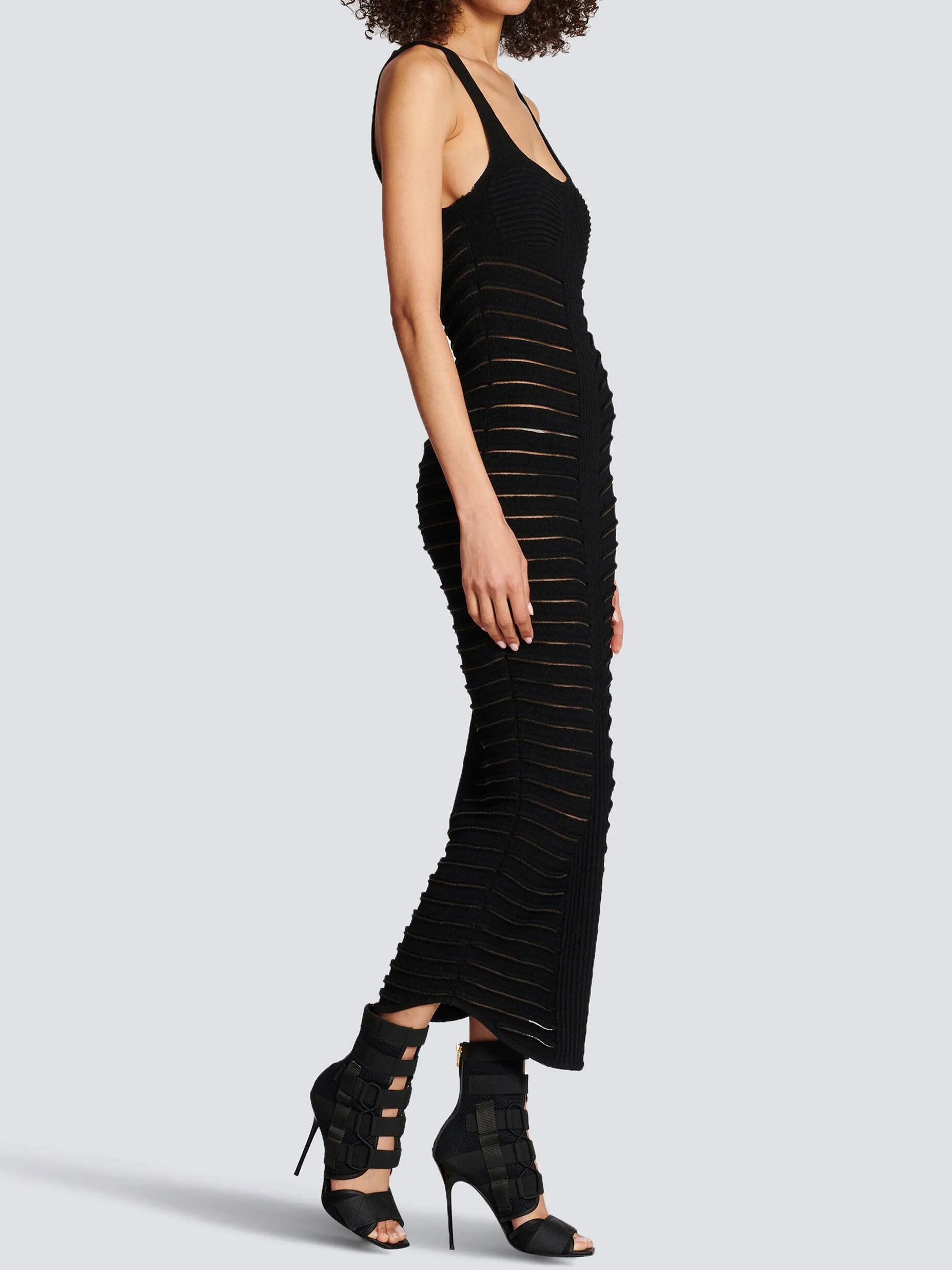 Balmain Midi Knit Dress