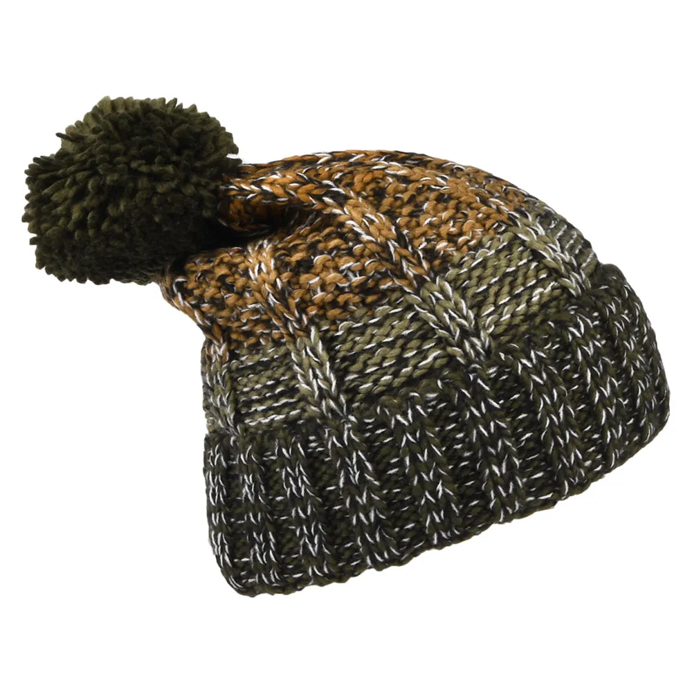 Barbour Hats Harlow Chunky Knit Bobble Hat - Olive