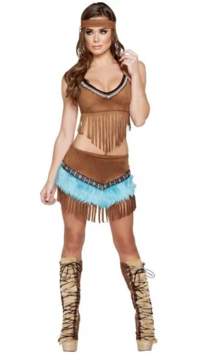 Beautiful Indian Babe Costume