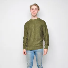 Bellfield - Khaki Knit - Mens Jumper - Khaki