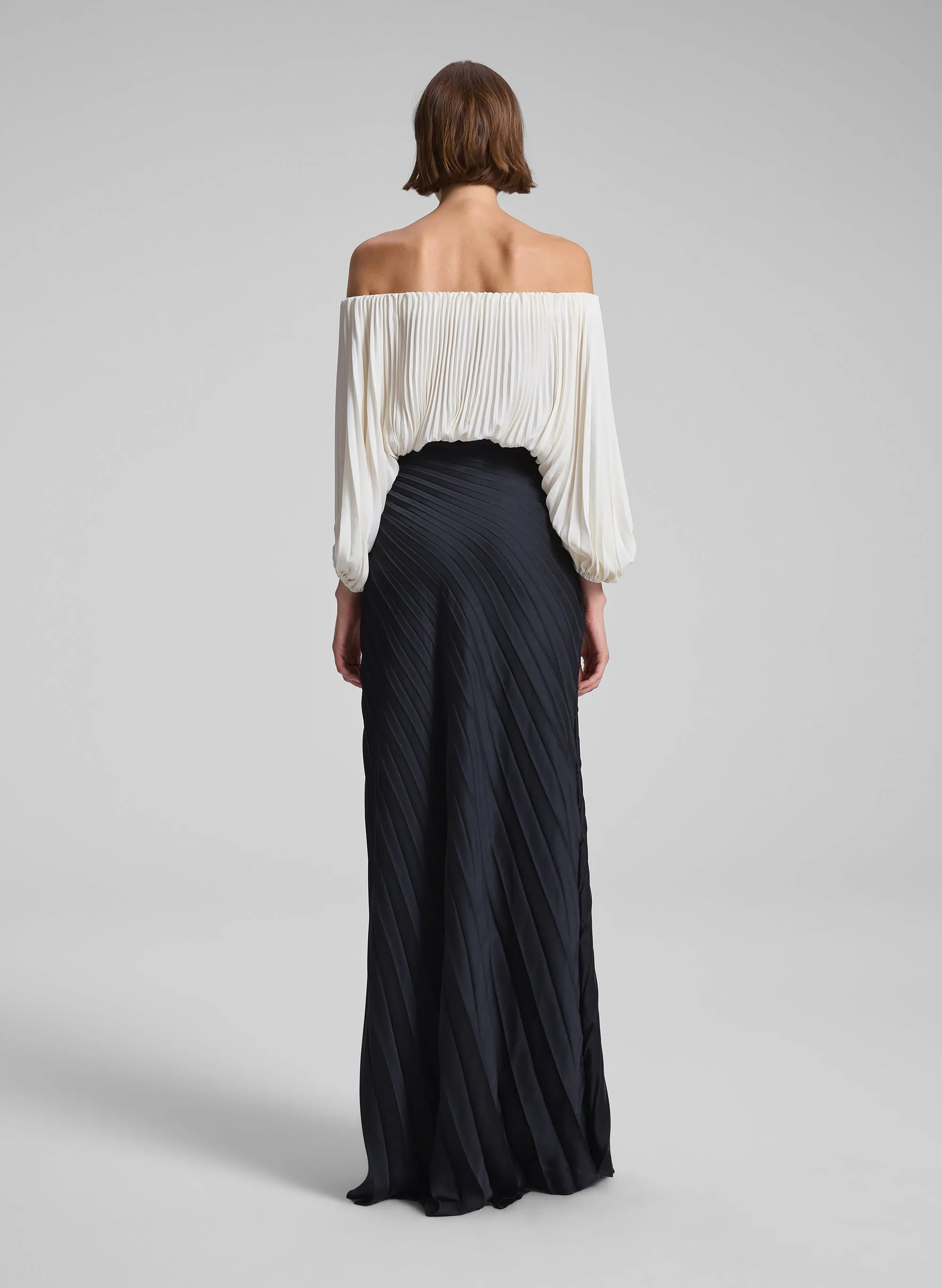 Bianca Pleated Maxi Skirt