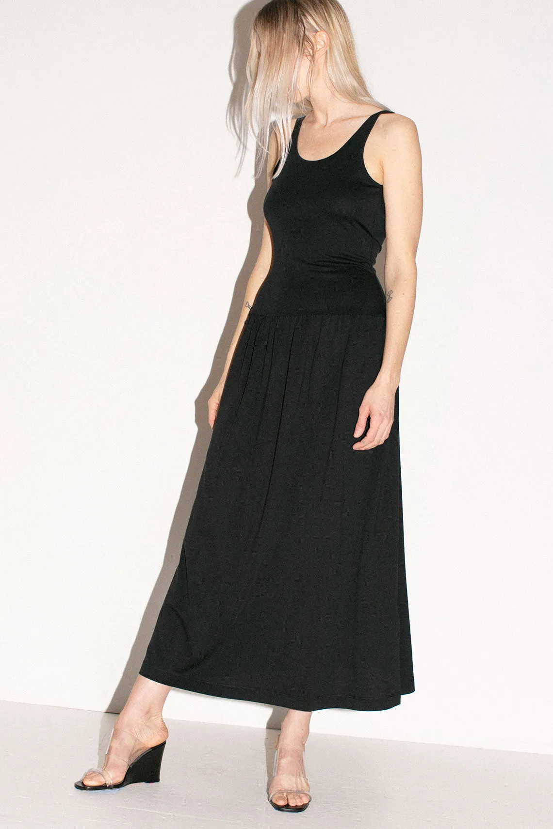 Black Genua Tank Dress