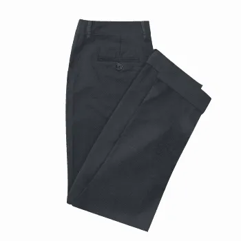 Black Stretch Chino Pants