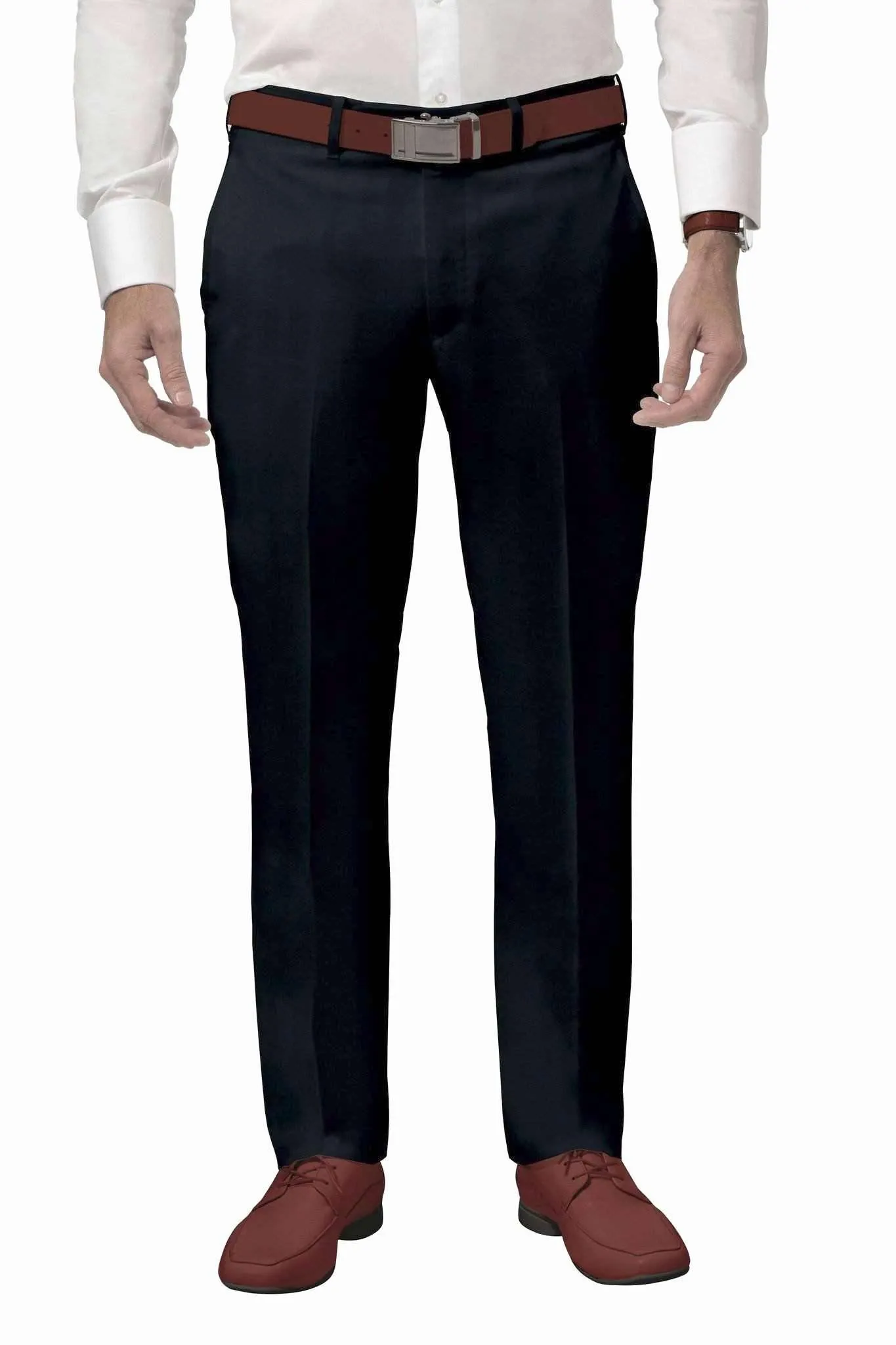 Black Stretch Chino Pants