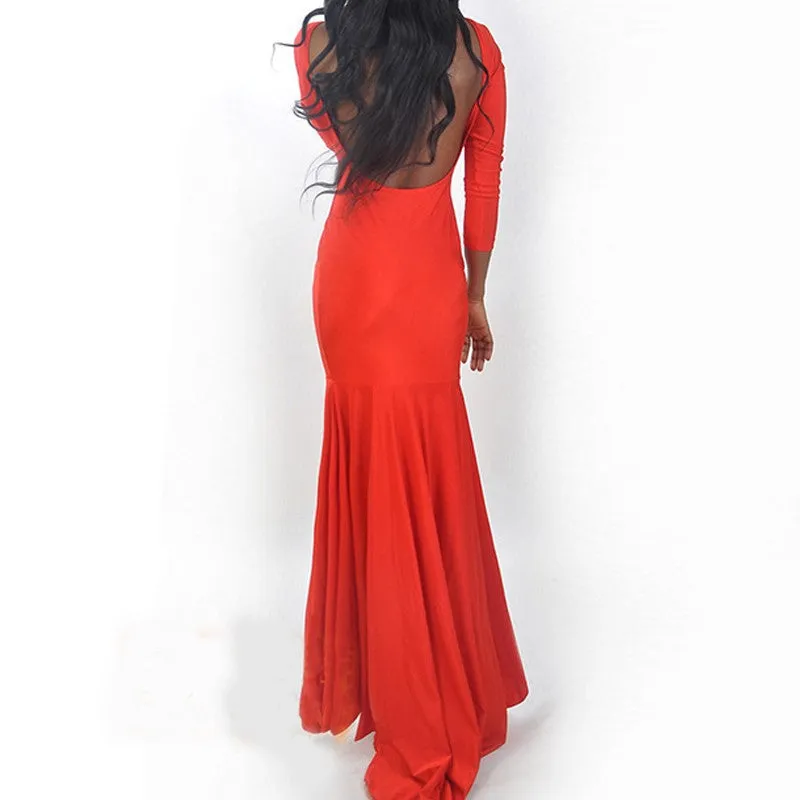 Bodycon Sexy maxi Dress At Bling Brides Bouquet - Online Bridal Store