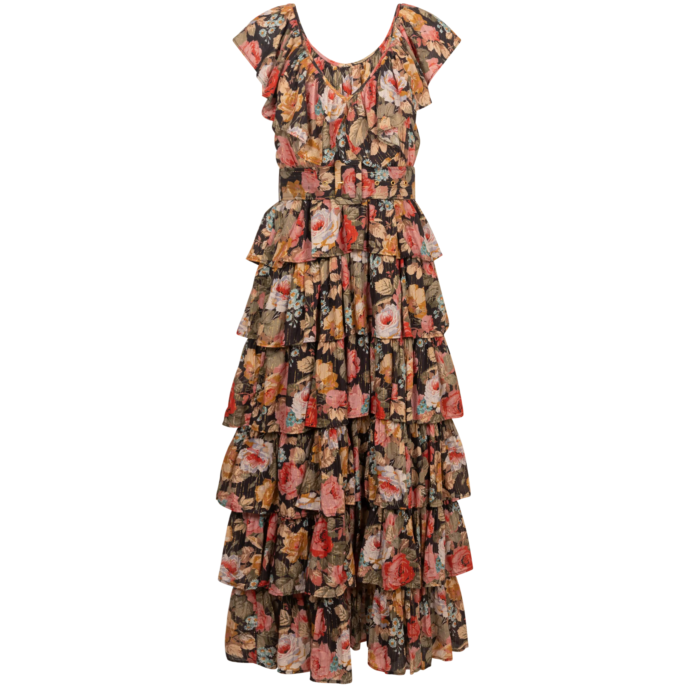 Bohemian Maxi Dress - Rose Garden