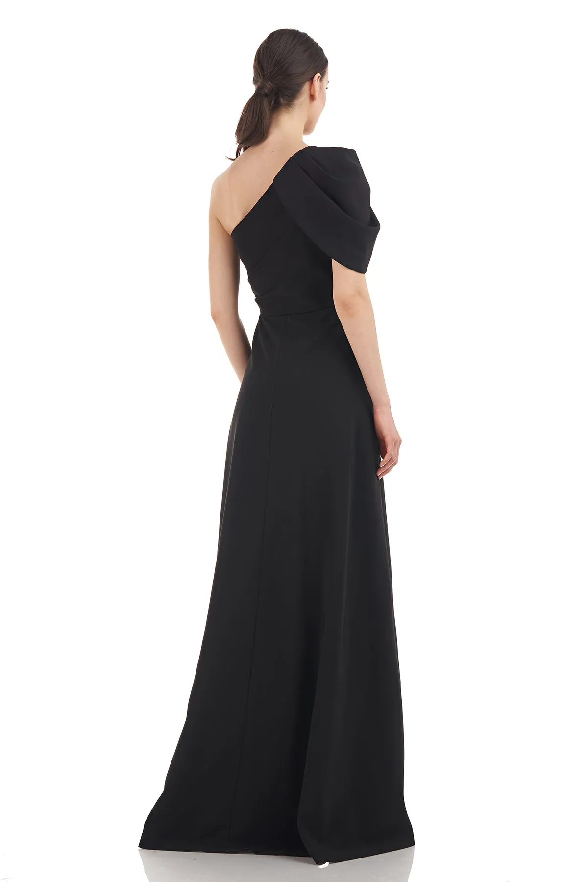 Briana Shoulder Draped Gown