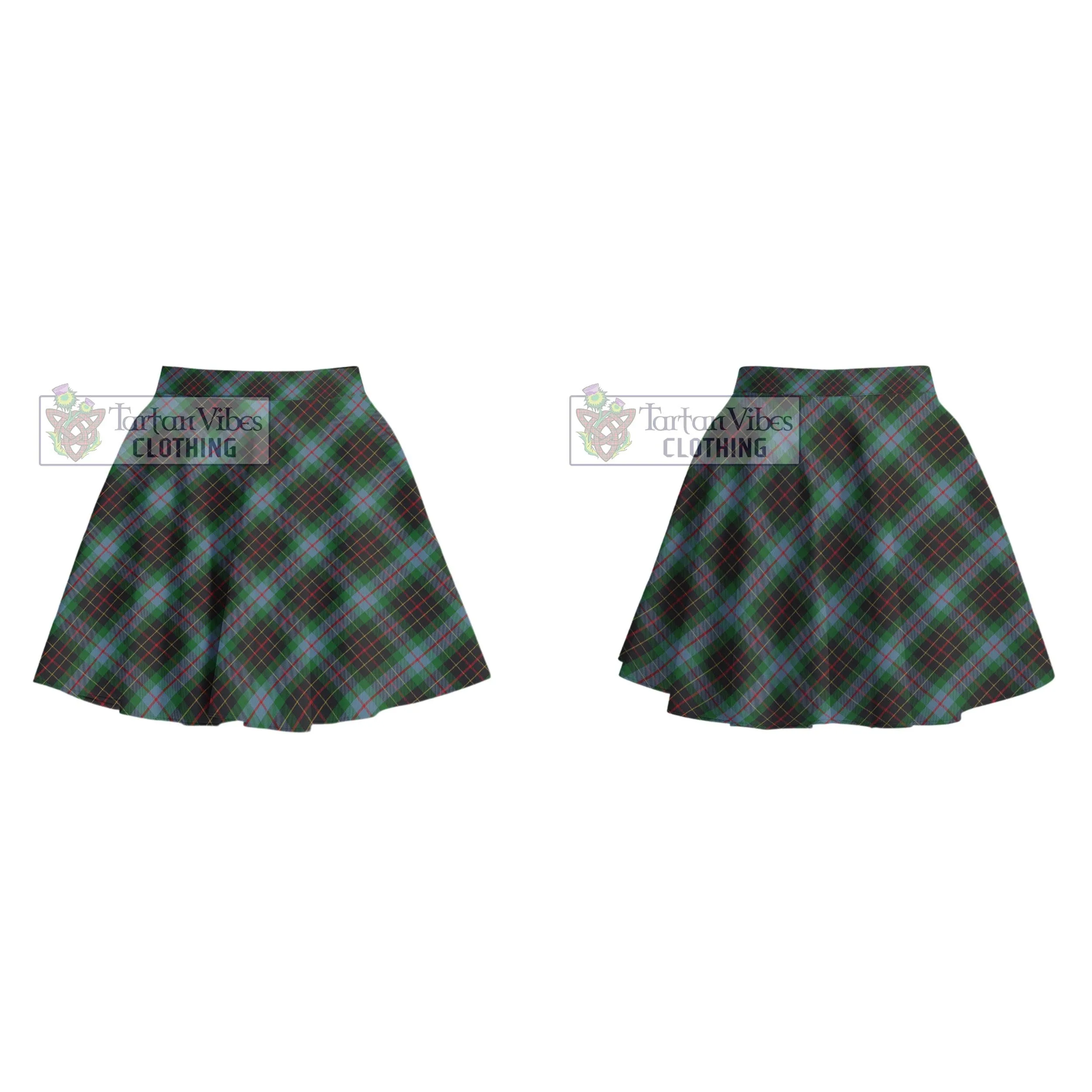 Brodie Hunting Tartan Women's Plated Mini Skirt