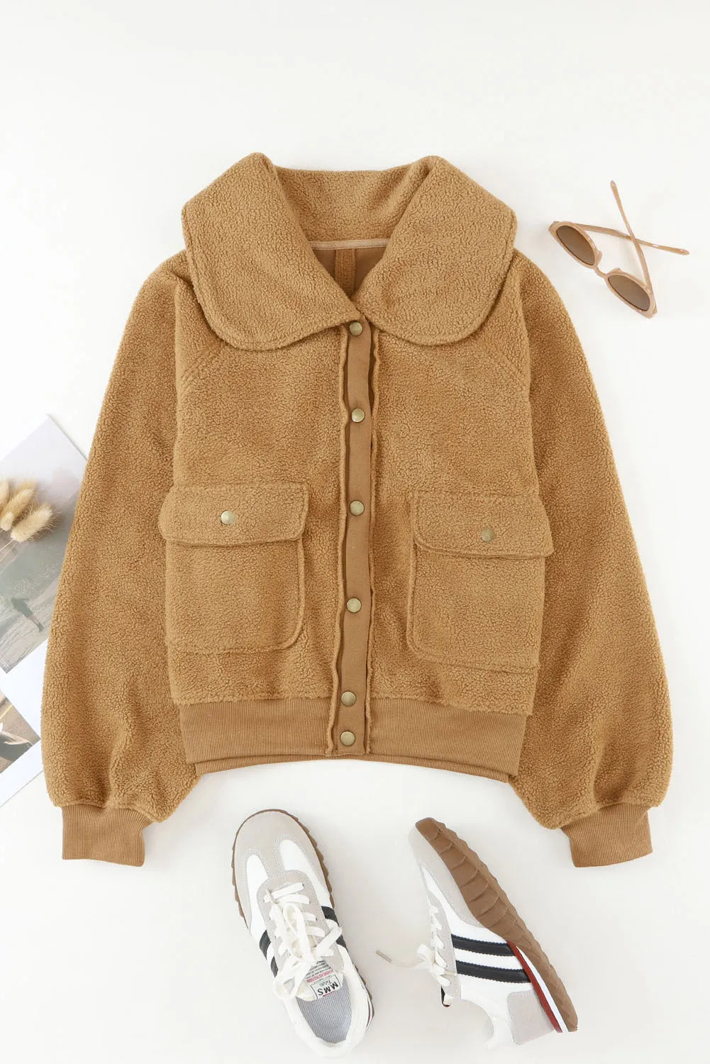 Brown Fleece Jacket