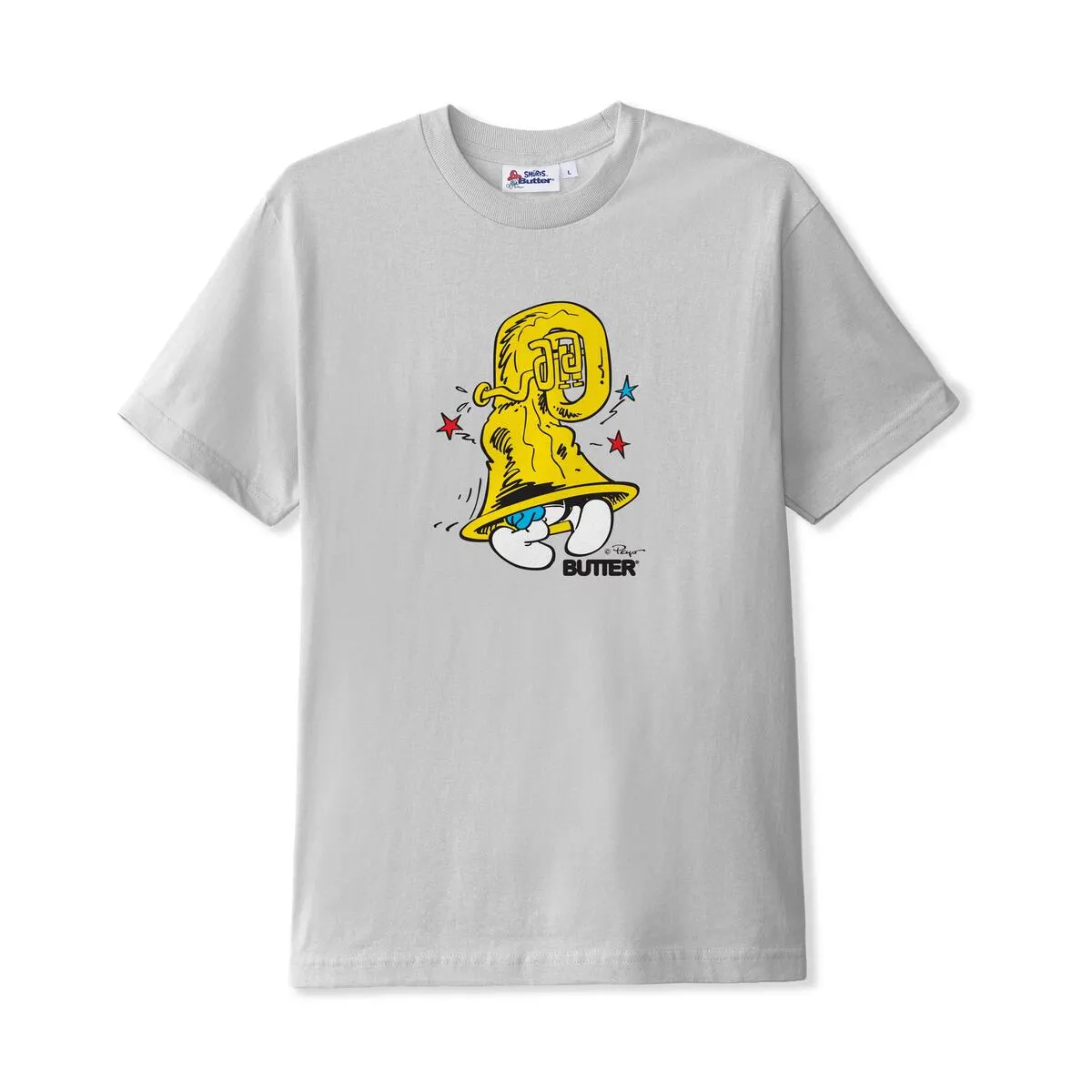 Butter Goods X Smurfs Harmony Shirt - Cement