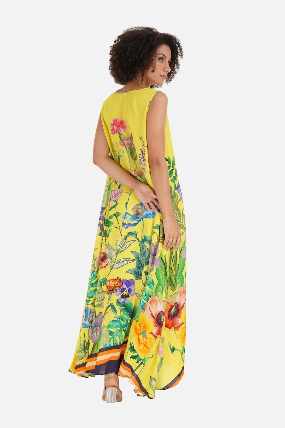 CALICO - SLEEVELESS MAXI DRESS