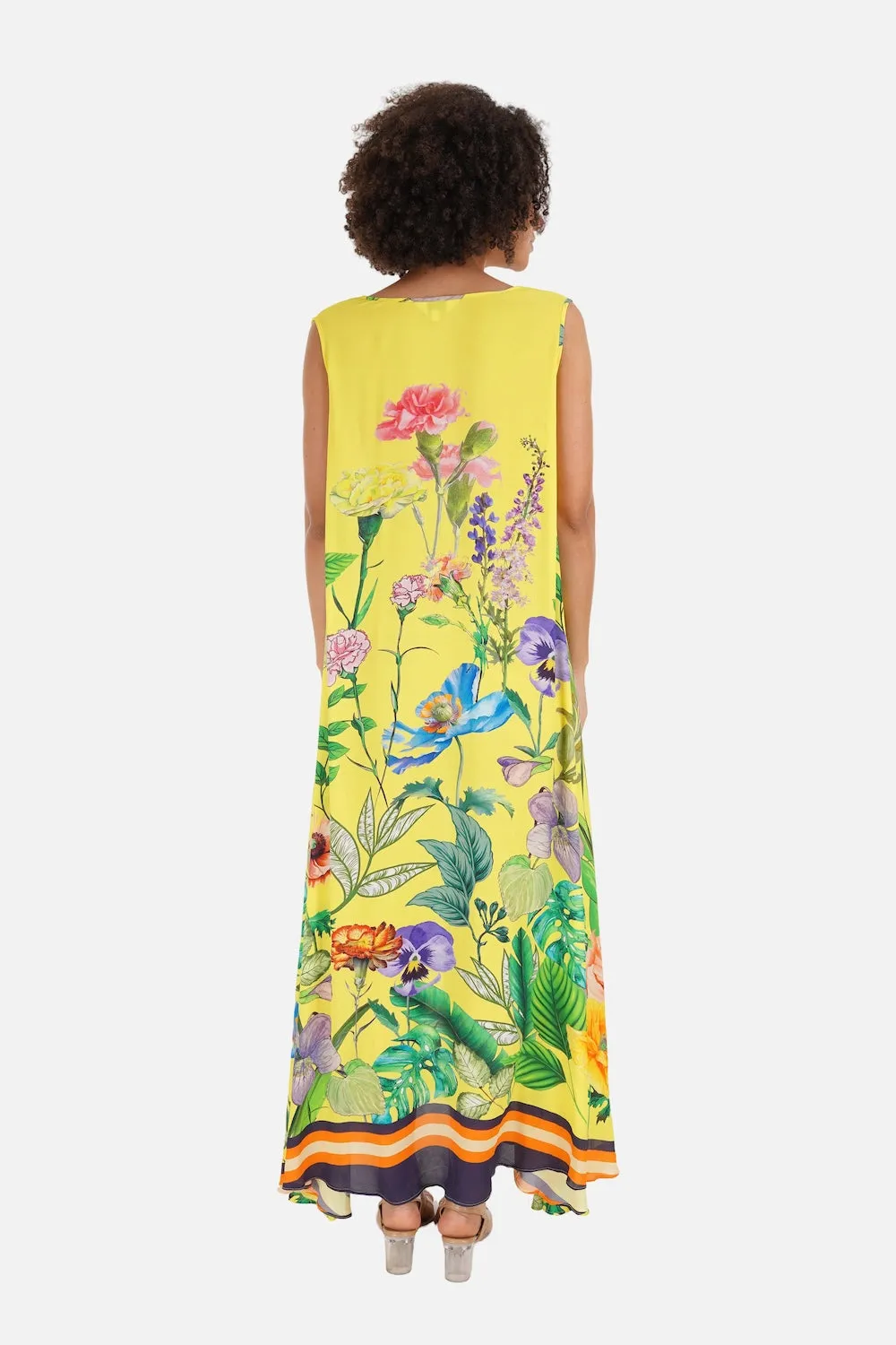 CALICO - SLEEVELESS MAXI DRESS