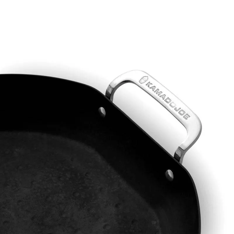 Carbon Steel Paella Pan for Classic Joe™ and Big Joe™ Grills - Kamado Joe® Karbon Steel™