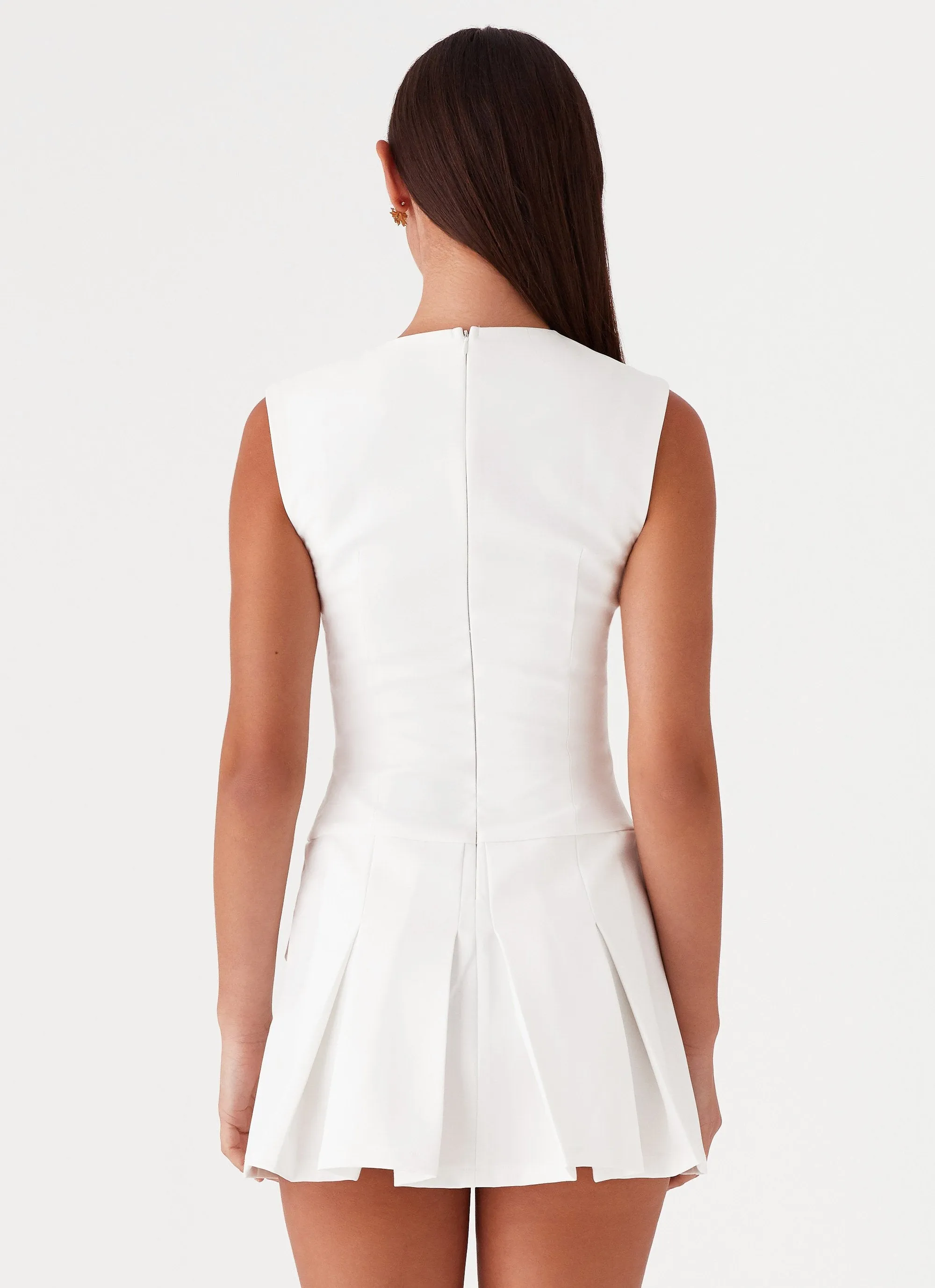 Cassia Mini Dress - White