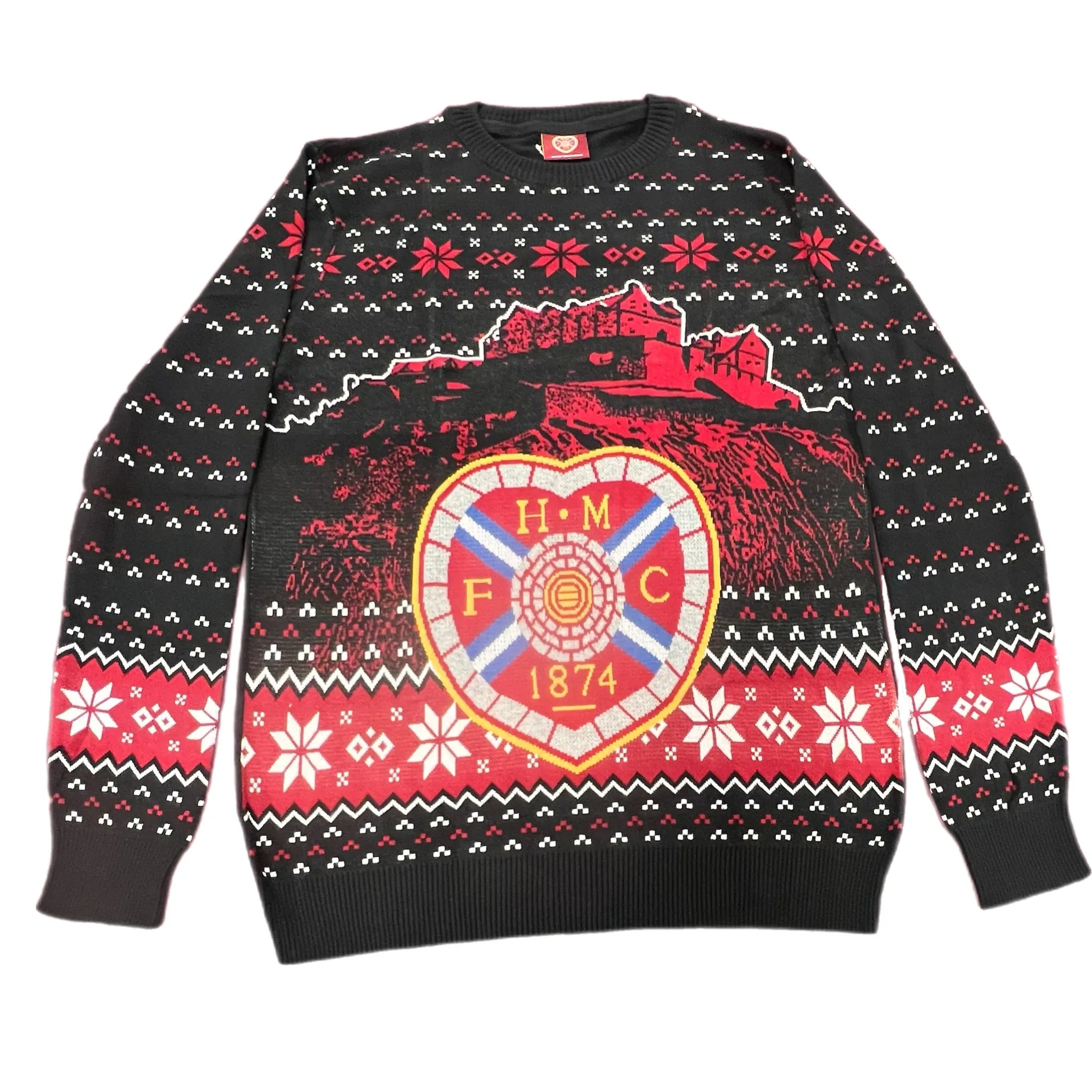 Castle Christmas Jumper - Black