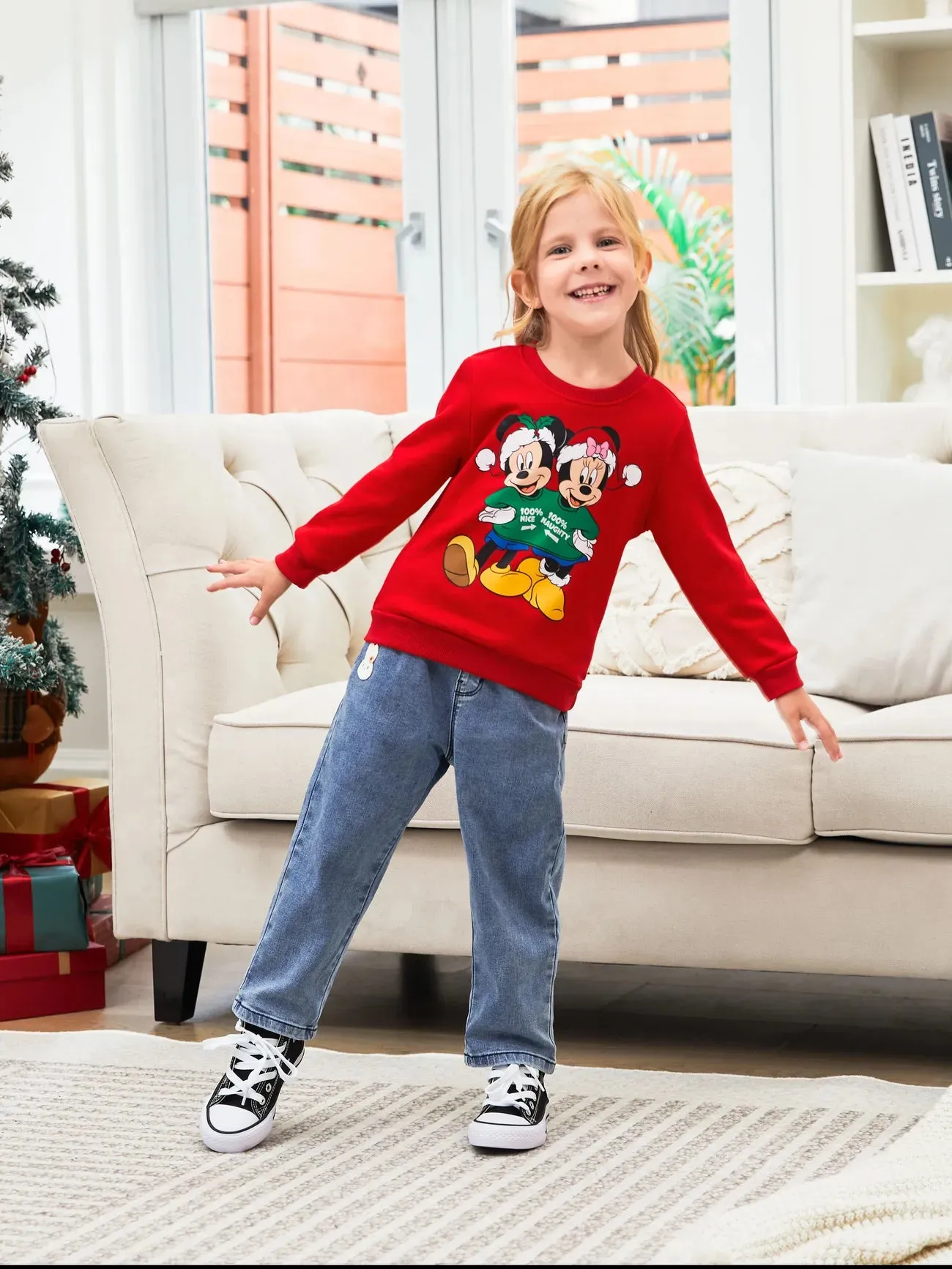 Christmas Mickey And Friends Family Matching Sweaters Set