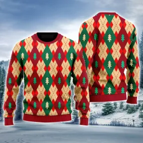 Christmas Tree Ugly Christmas Sweater, Christmas Tree Love Winter Ugly Sweater For Men & Women