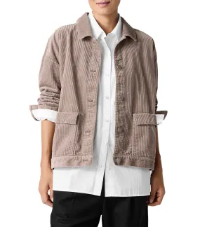 Classic Collar Jacket Taupe