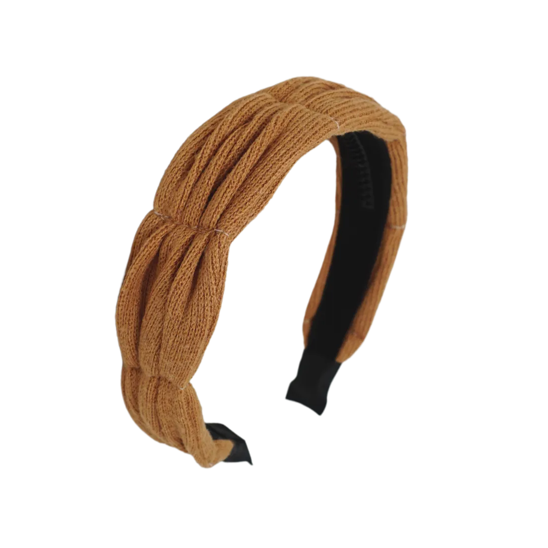 Classic Knit Pleated Headband