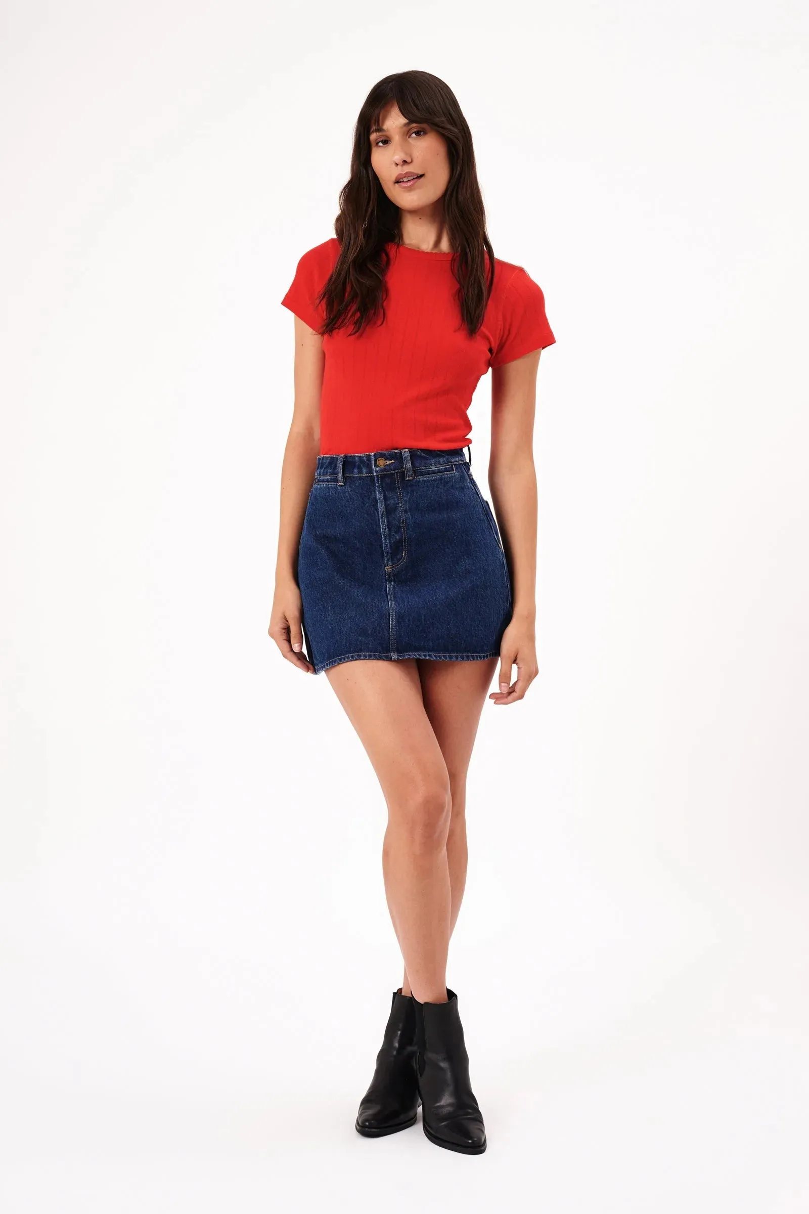 Classic Stone Mini Skirt