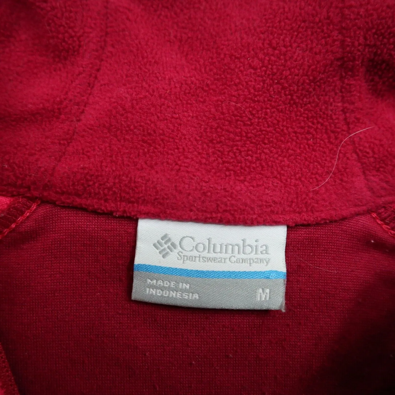 Columbia Sportswear Sweater Womens Zip Up Turtle Neck Red/Pink Size Medium