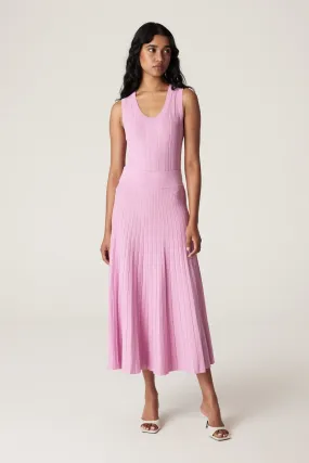 Crepe Pleat Skirt - Musk Pink