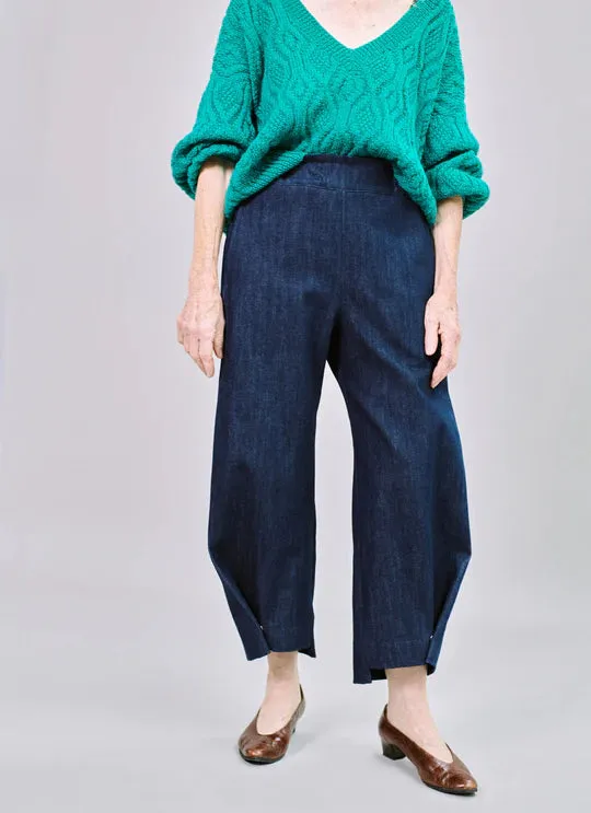 Crop Trousers in Organic Denim