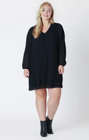 Curvy Rachel Pleated Dress