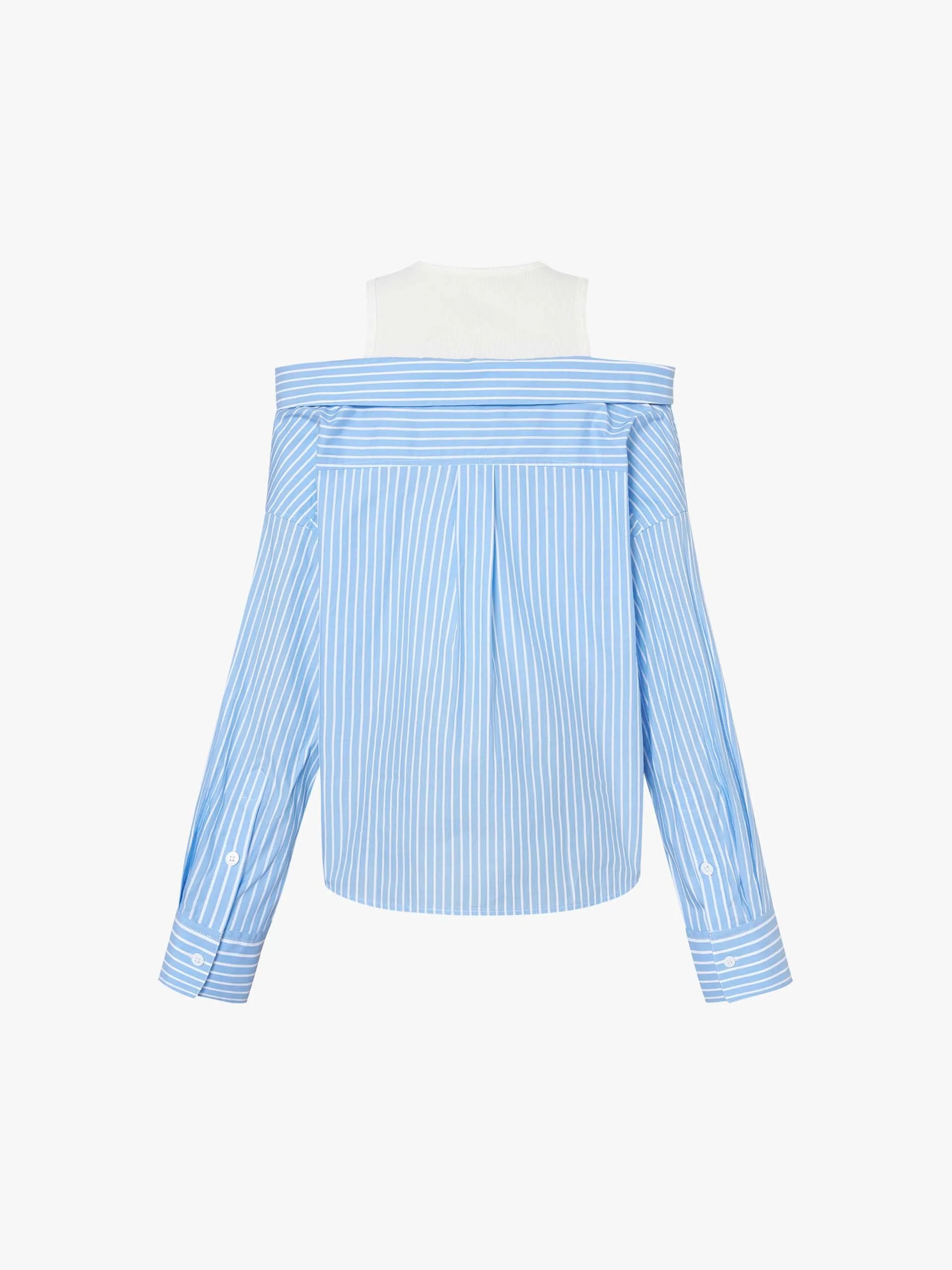 Cut Shoulder Paneled Top