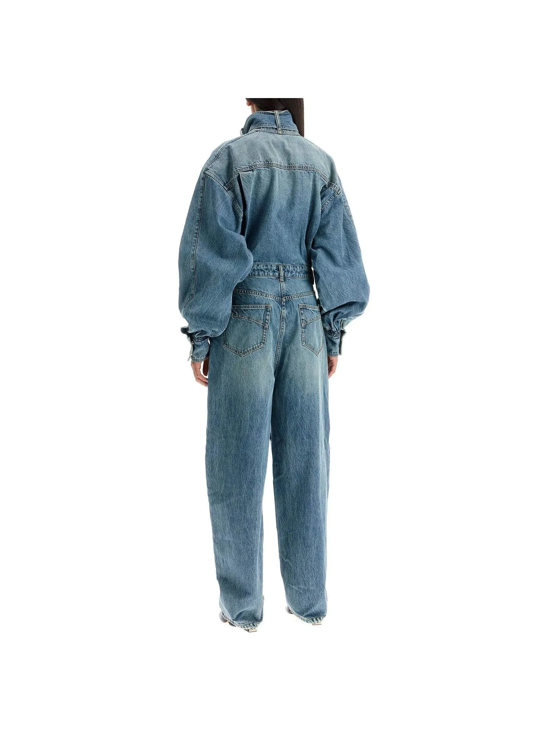 Denim Overall Jumpsuit