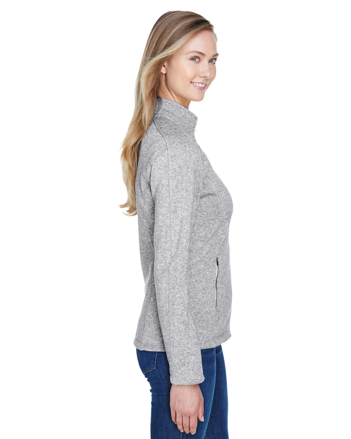 Devon & Jones Ladies' Bristol Full-Zip Sweater Fleece Jacket DG793W