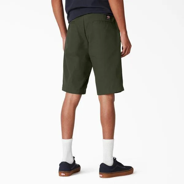 Dickies Skateboarding Slim Fit 11" Shorts Olive Green