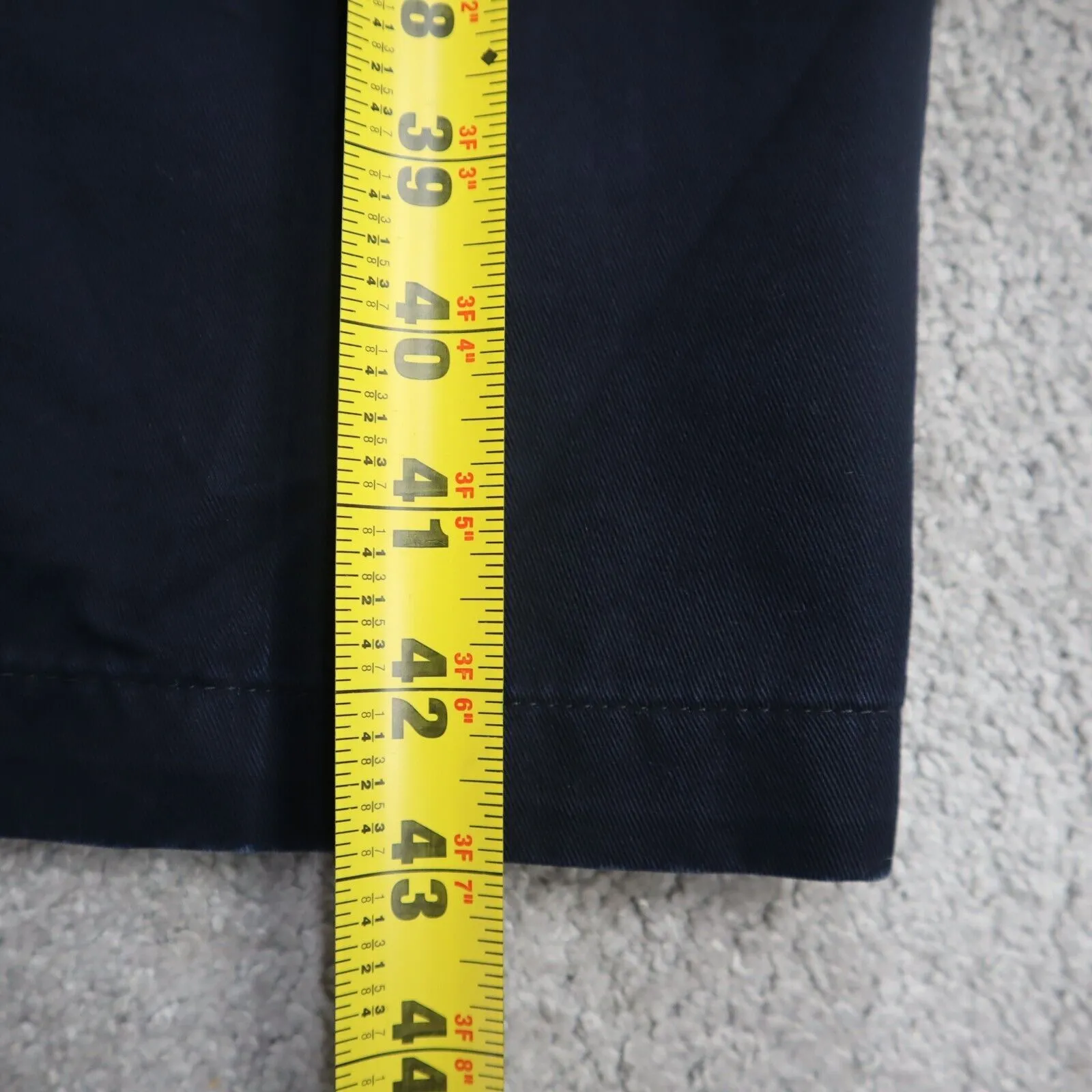 Dockers Mens Straight Leg Chino Pant Mid Rise Pockets Blue Size W38XL32