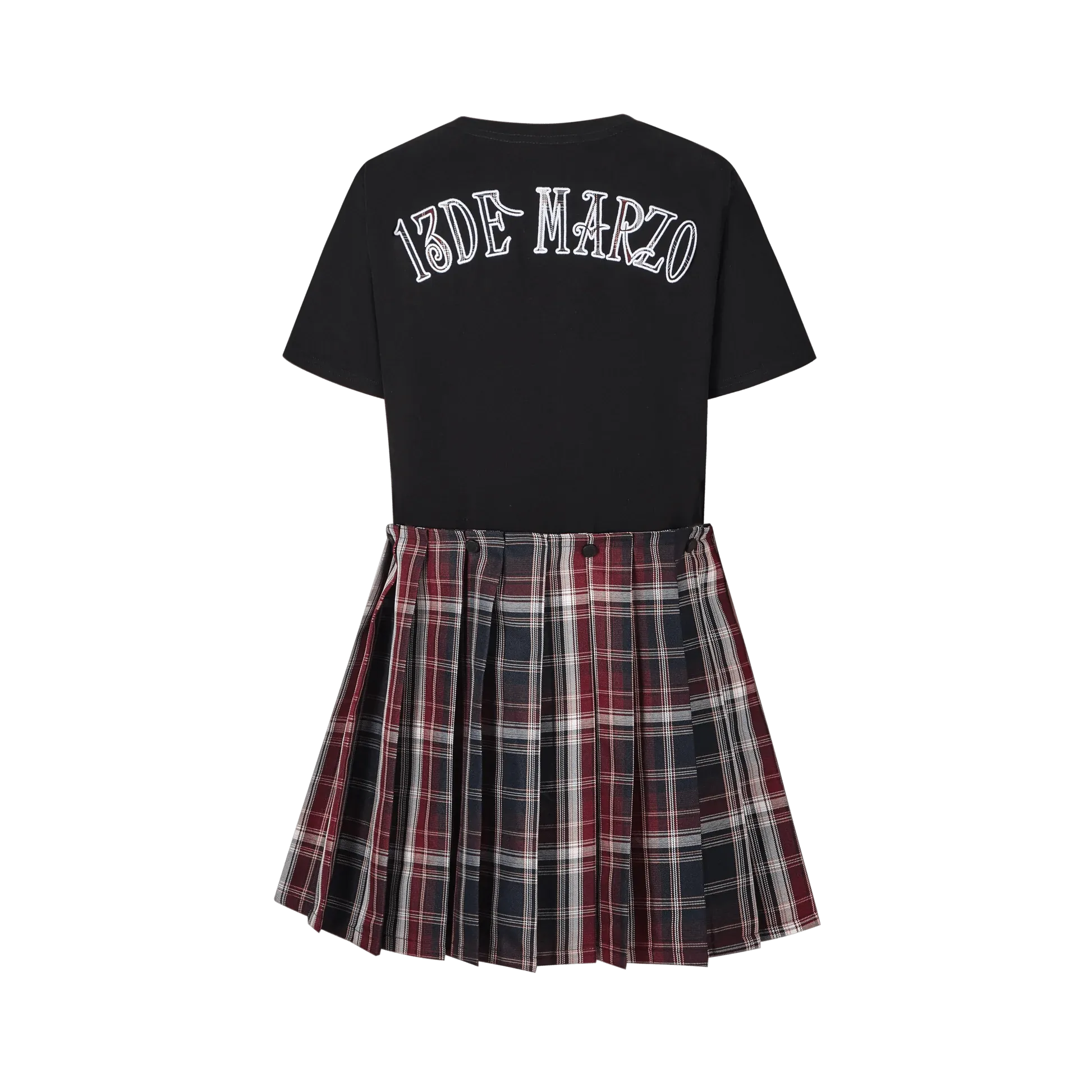 Doozoo Dispatch Tee Skirt in Black