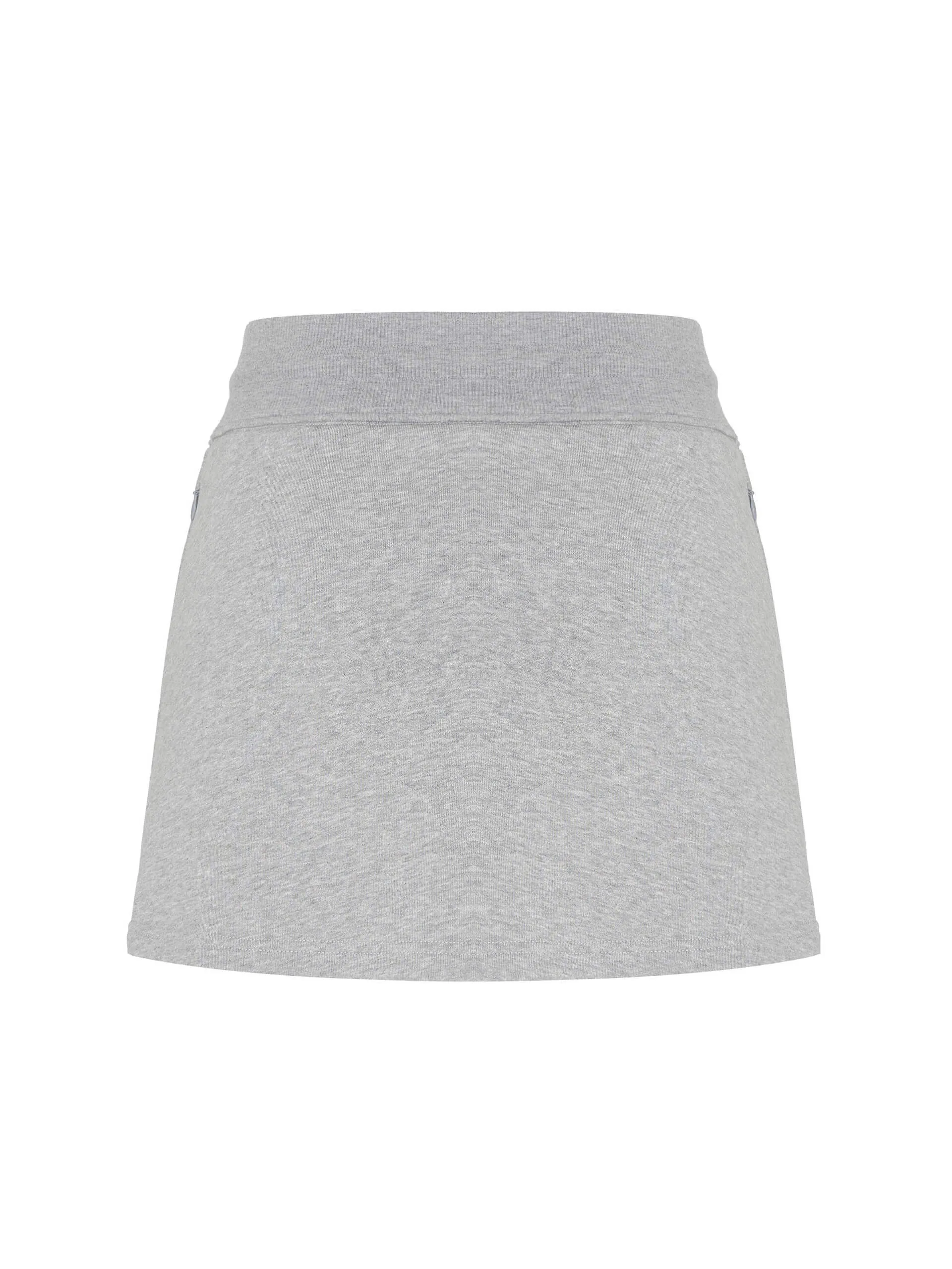 Drawstring Waist Cotton Skirt