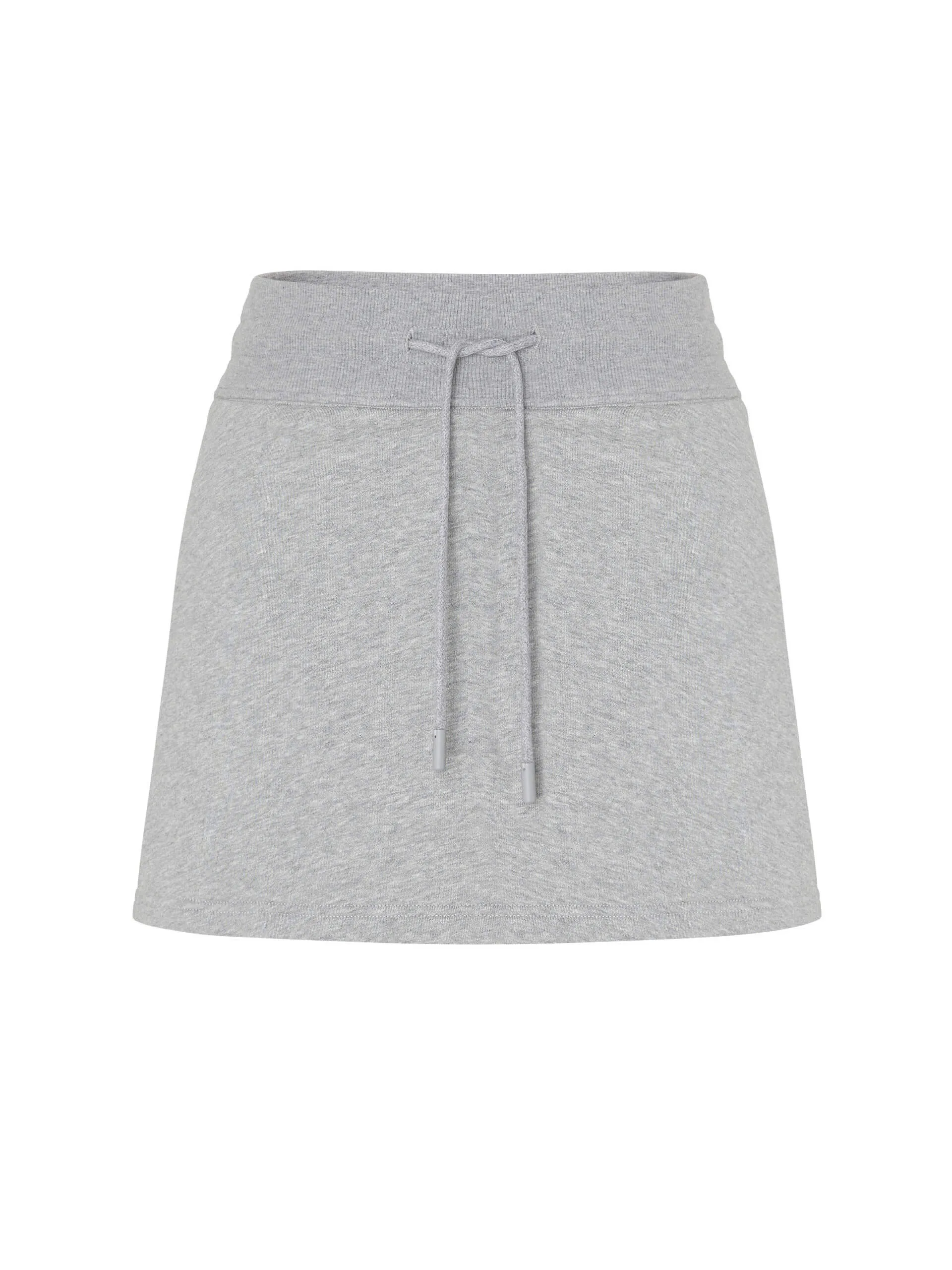 Drawstring Waist Cotton Skirt