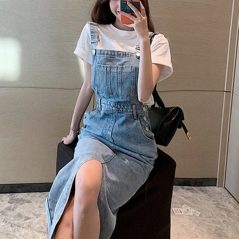 Dream Denim Dress Overall