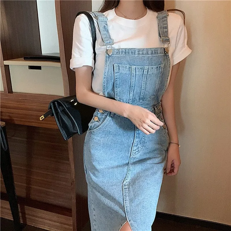 Dream Denim Dress Overall