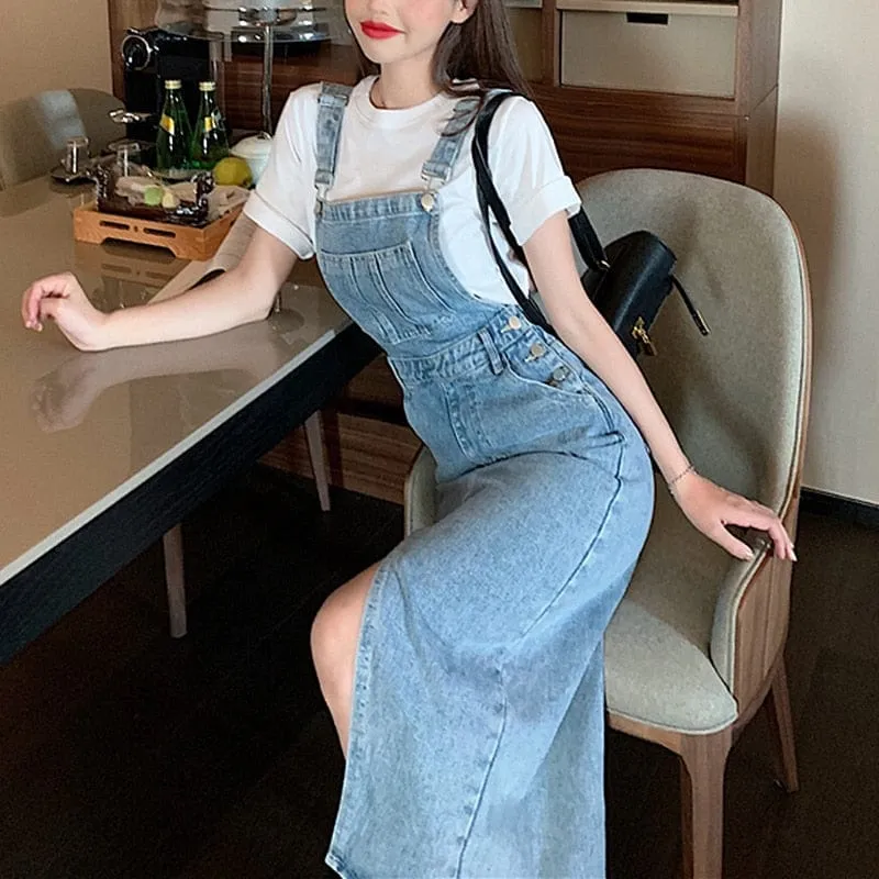 Dream Denim Dress Overall