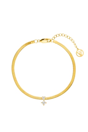 Dream Sleek Bracelet 14k Gold Plated