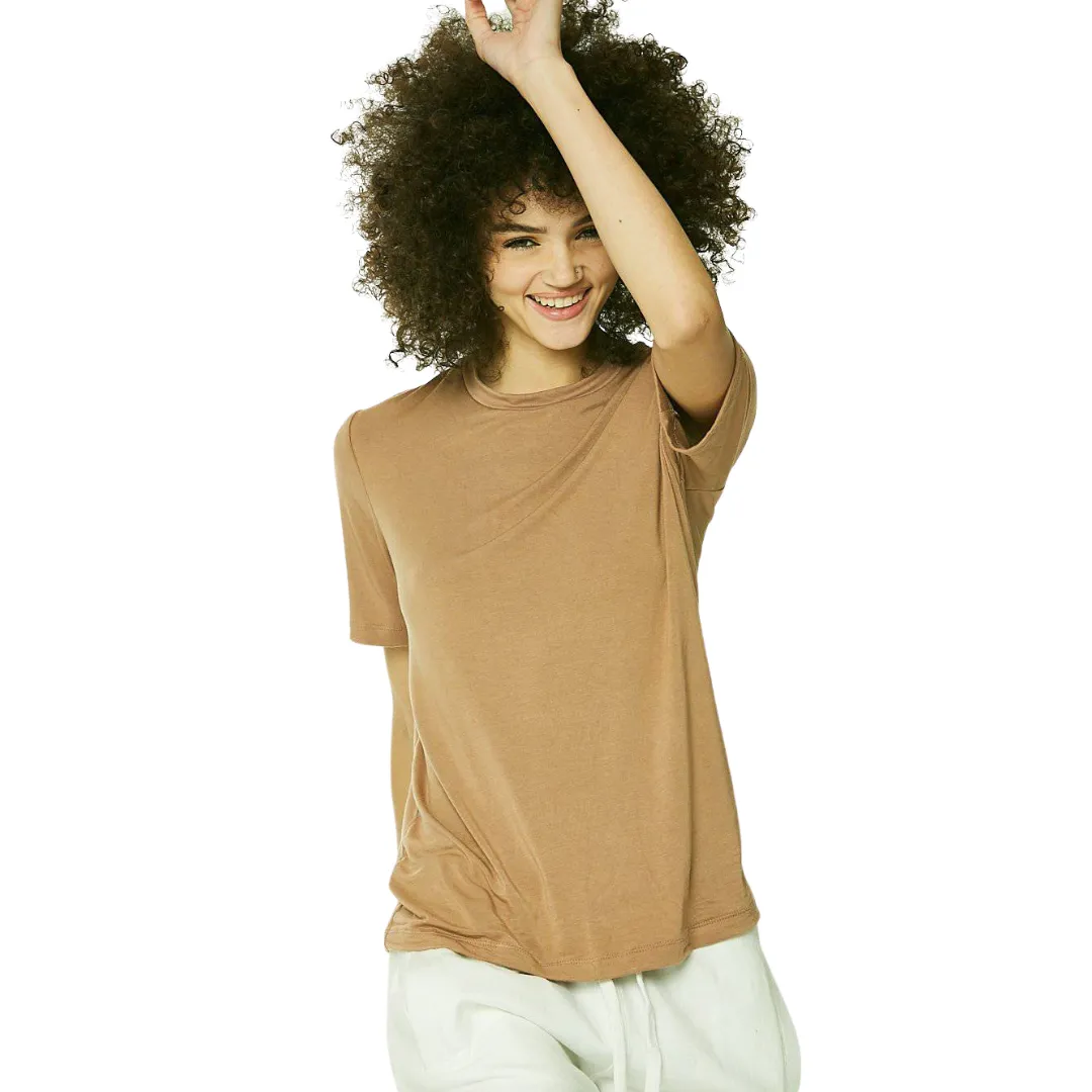 Eco Micro Modal Tee Shirt - Honey