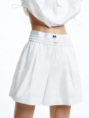 Elasticated Double Waist Shorts