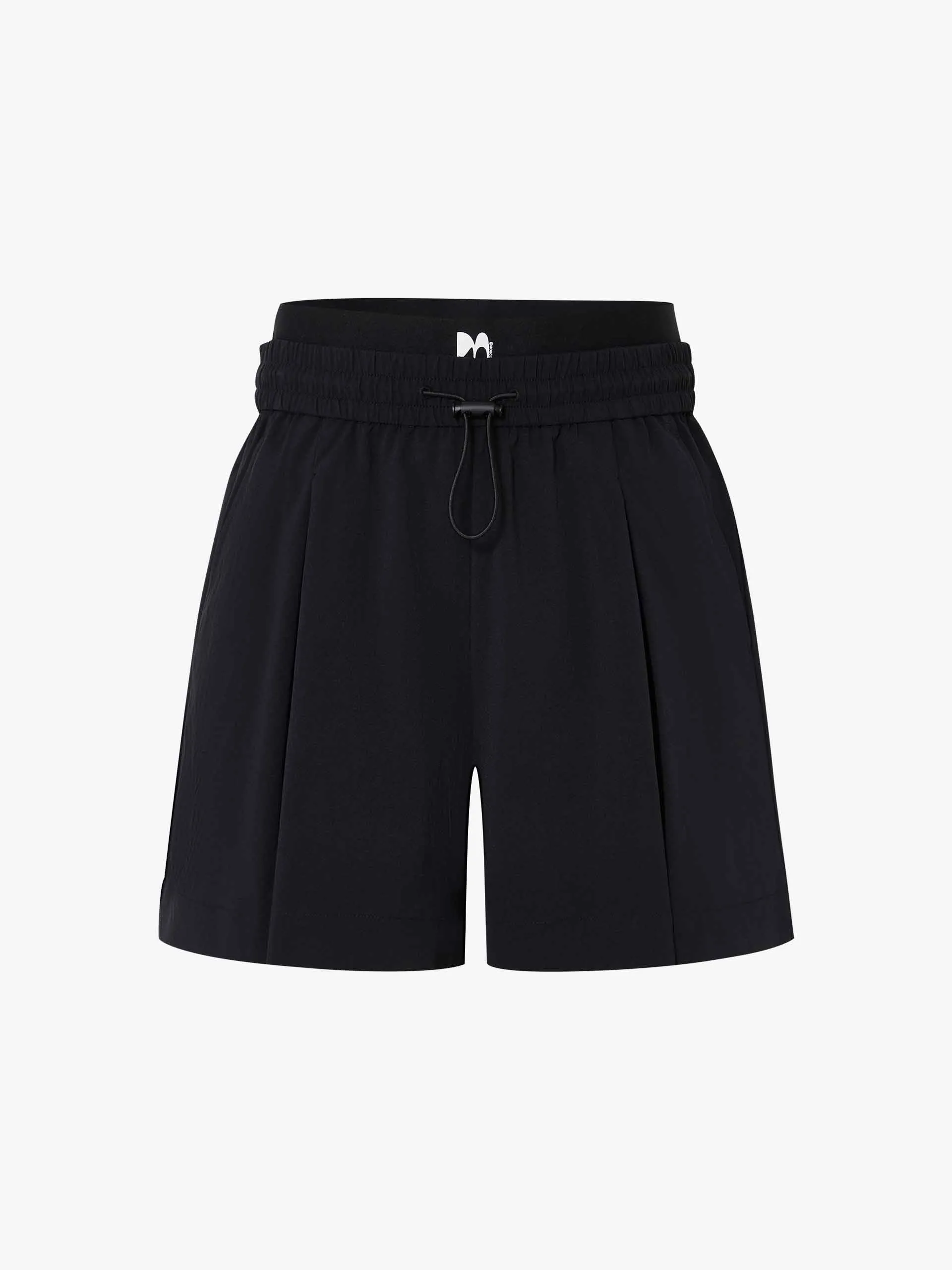 Elasticated Double Waist Shorts